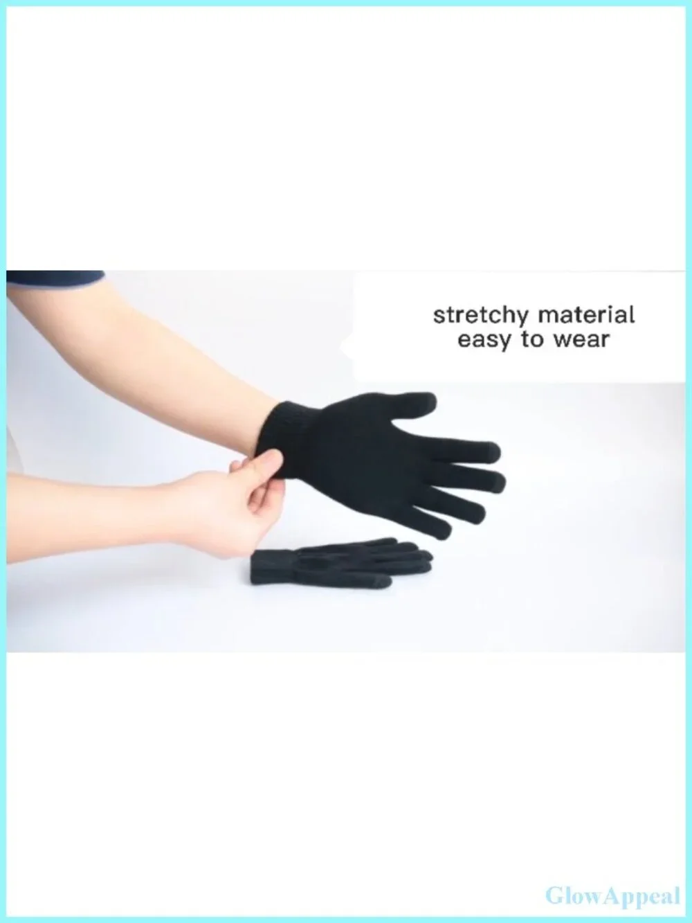 Stretchy Knit Magic Gloves Unisex Winter Warm Full Finger